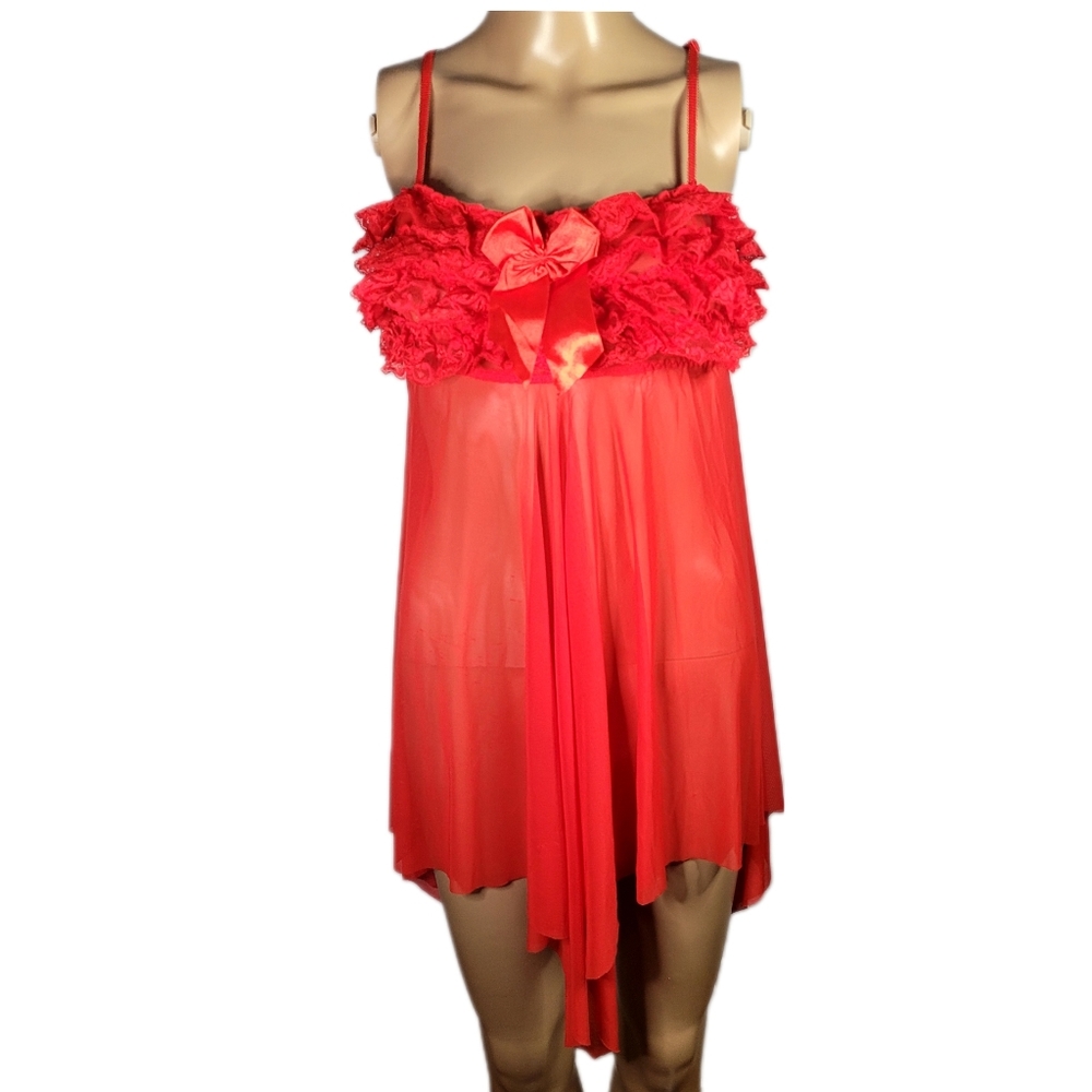 Sexy lingerie color Red size M Babydoll women